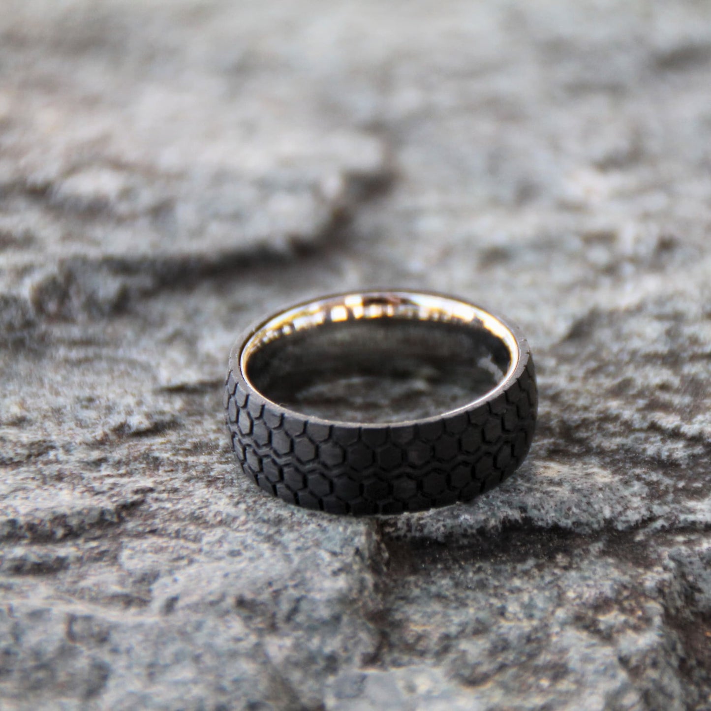 Bague pneu en acier inoxydable