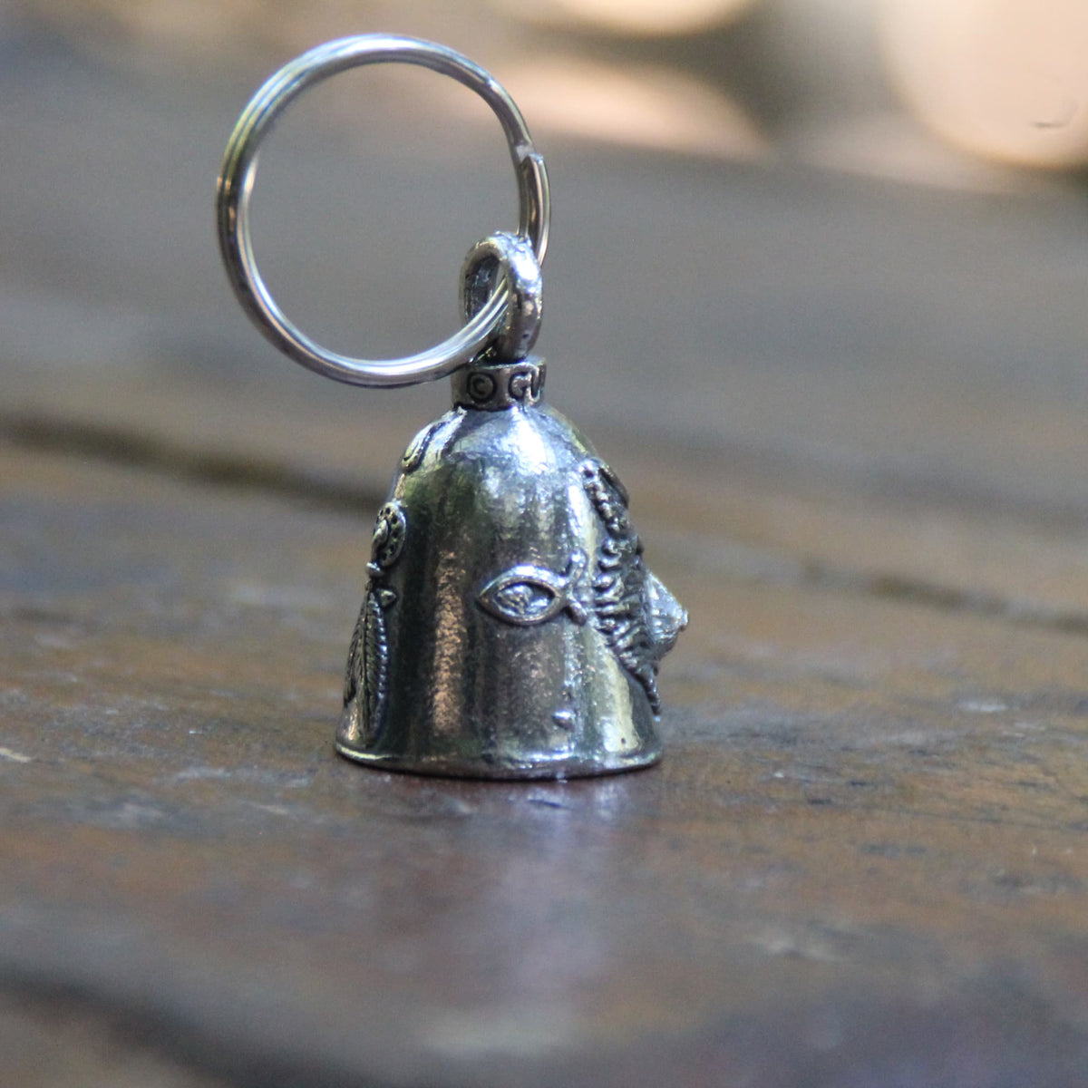 Clochette moto Guardian Bell loup vue de profile