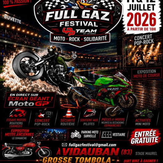 Full Gaz Festival 2026 : Les meilleurs accessoires et cadeaux pour motards