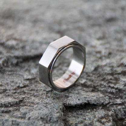 Bague boulon anti stress en acier inoxydable.