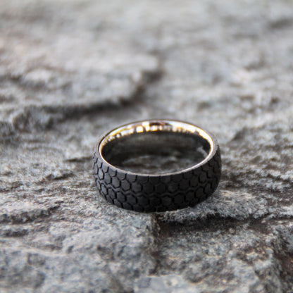Bague pneu en acier inoxydable