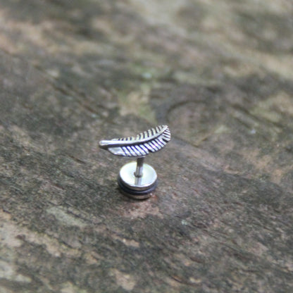 Boucles d'oreilles plume