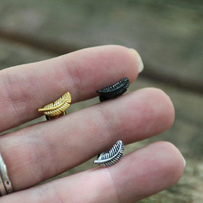 Boucles d'oreilles plume