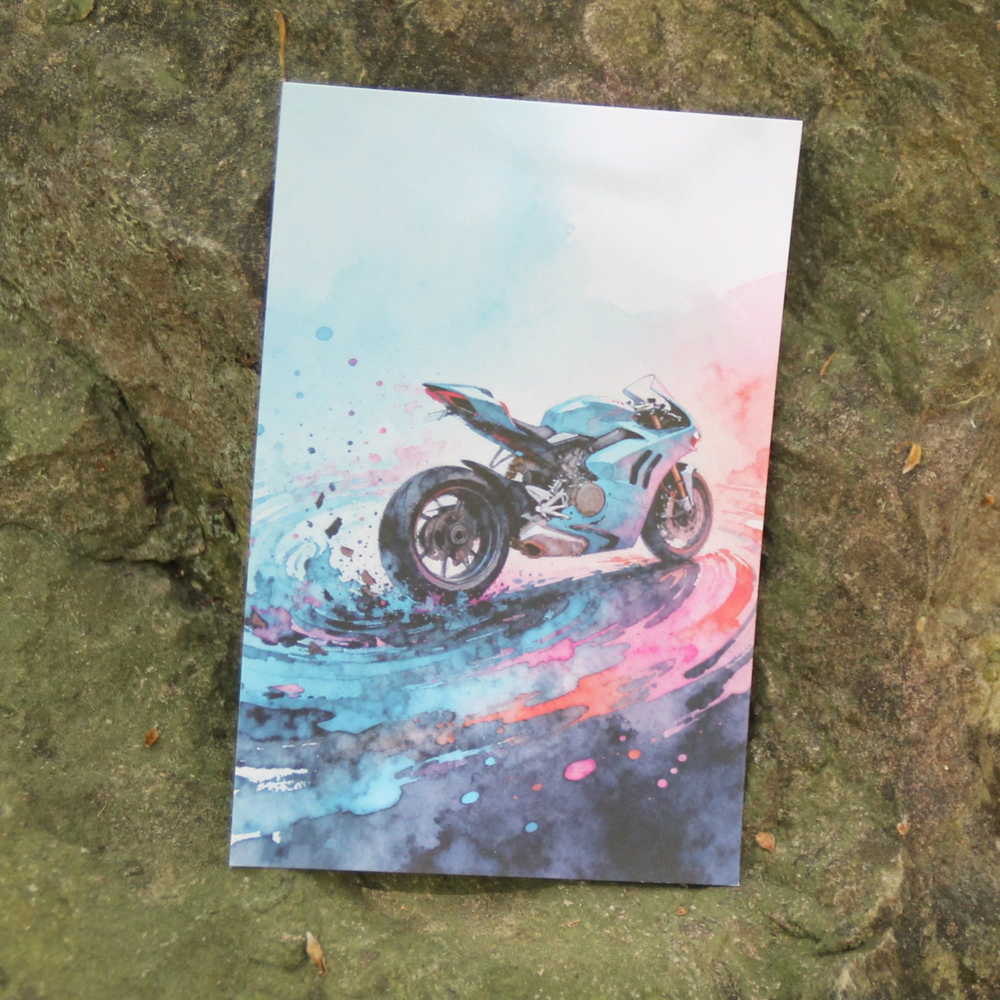 Carte moto cadeau original pour motard