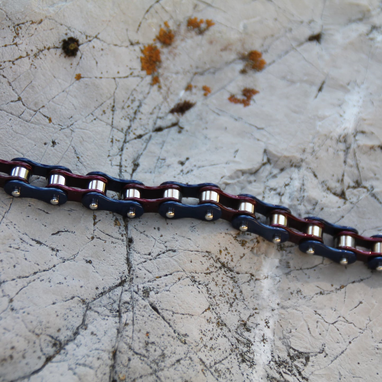 Chaine du bracelet motard style chaine de moto en acier inoxydable 
