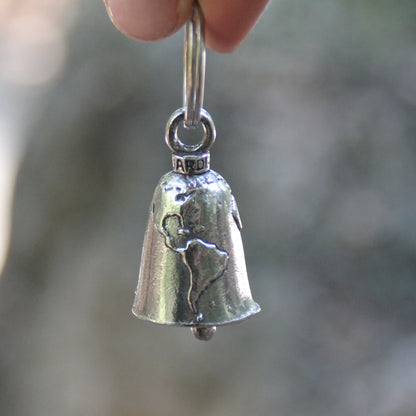 Clochette moto Guardian Bell Carte du monde vue de côté