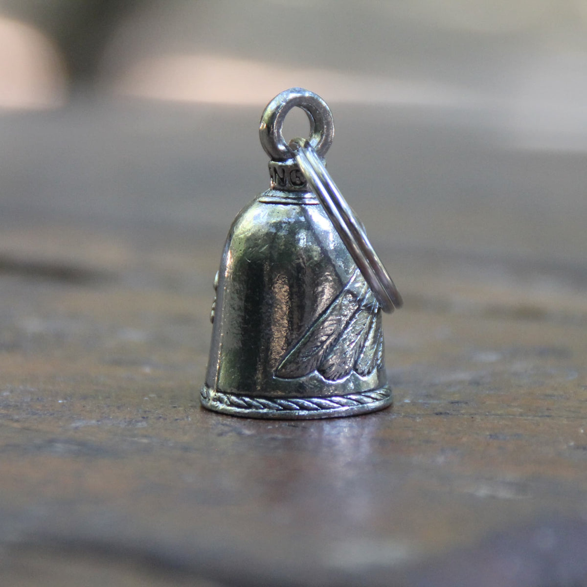 Clochette moto Guardian Bell officielle Indian vue de dos