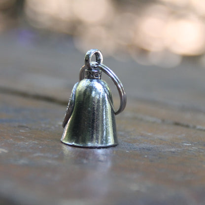 Dos de la clochette moto Guardian Bell Saint Christophe