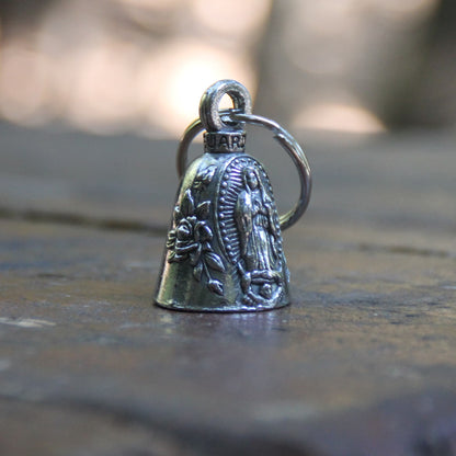 Clochette moto Guardian Bell officielle Vierge Marie vue du côté