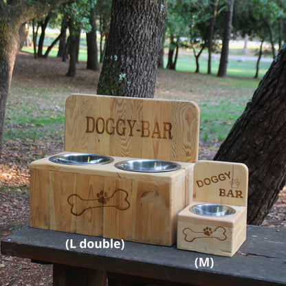 Comparaison taille entre les doggy bar M et L