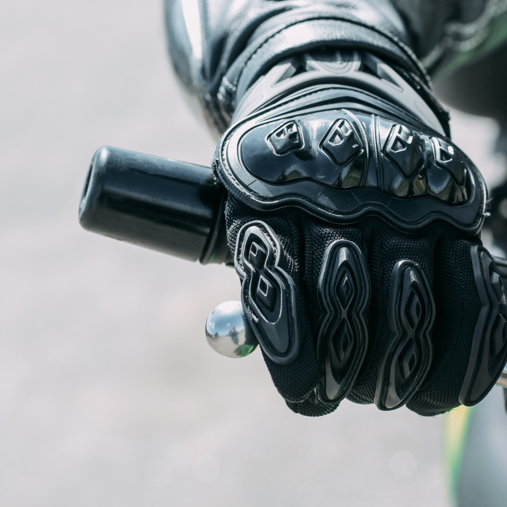 Illustration d'un gant de moto. 