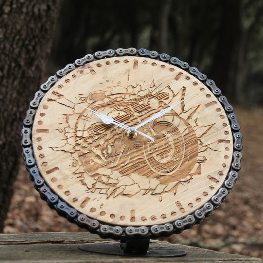 LAT Horloge Murale Ronde de Style Vintage,Métal 30 cm - Or LT020 LT020 LAT Horloge Murale Ronde de Style Vintage,Métal 30 cm - Or LT020 LT020