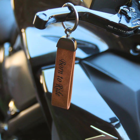 Porte clé Born to Ride idée cadeau motard original