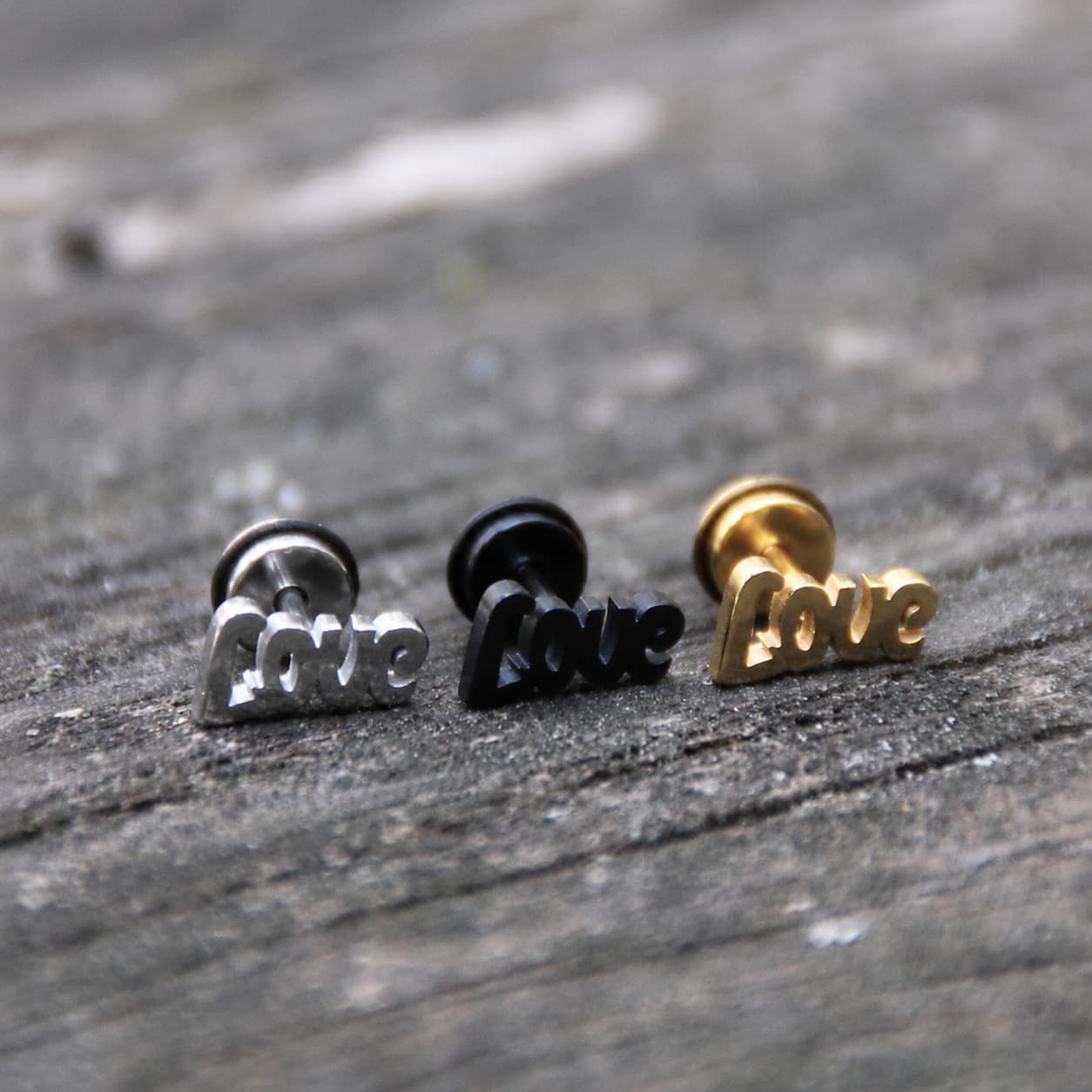 Boucles d'oreilles Love