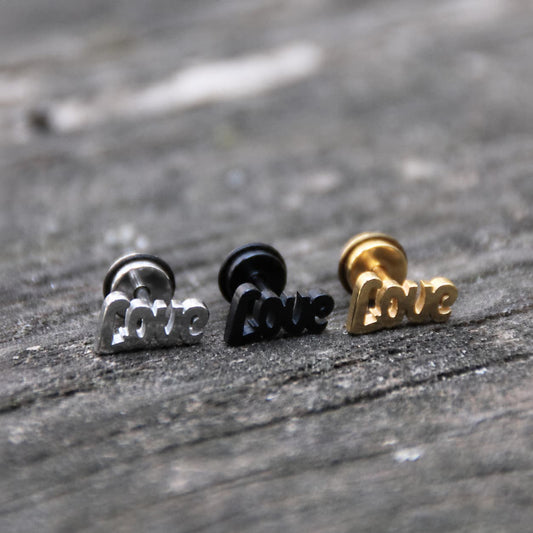 Boucles d'oreilles Love